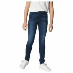 Name It Tonja Skinny Legging Denim Blue Blå Best