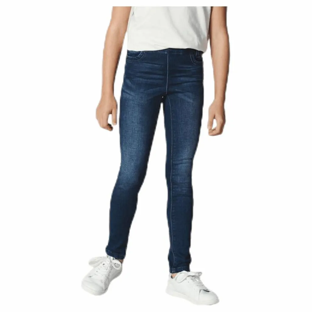 Name It Tonja Skinny Legging Denim Blue Blå Best