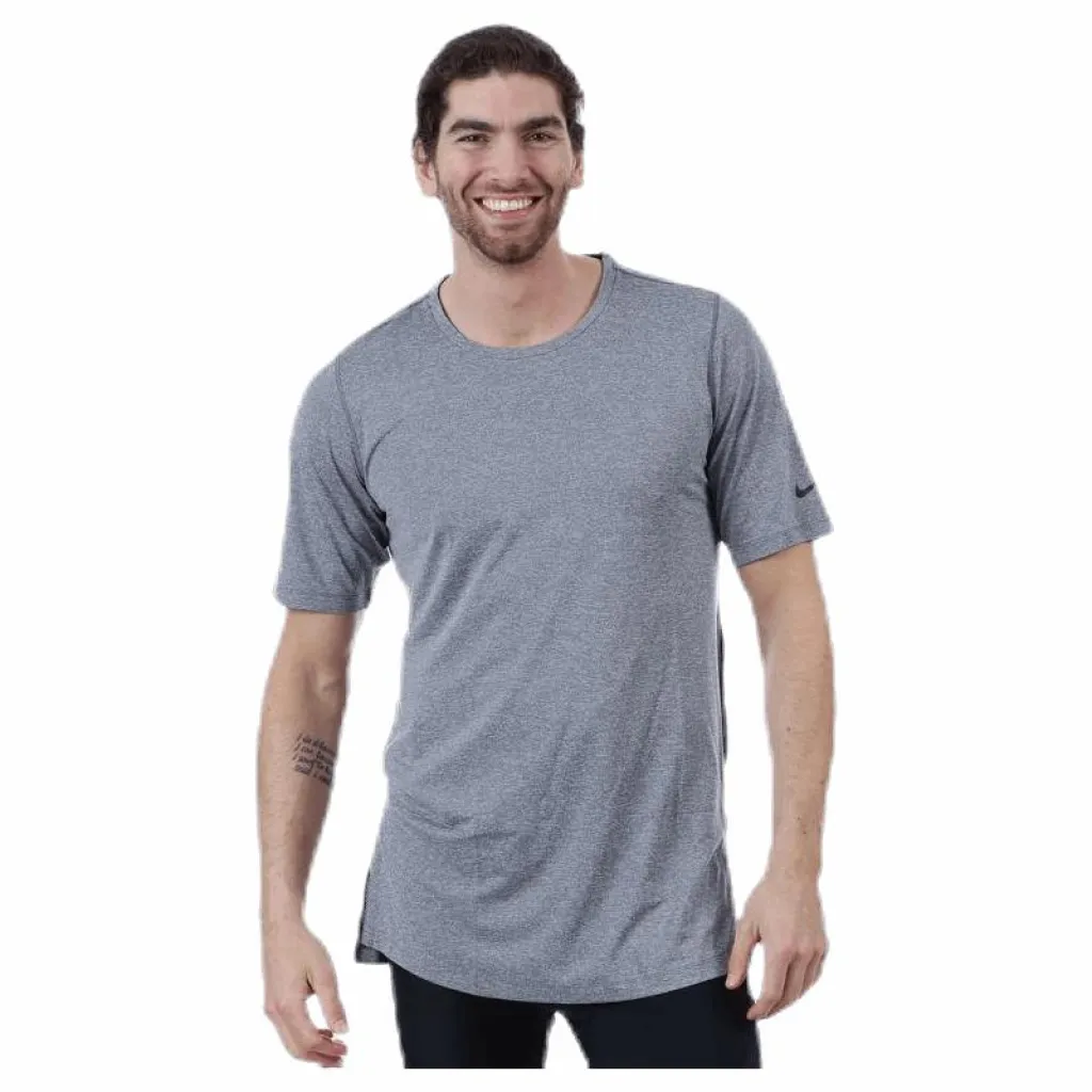 Nike Top SS Fitted Utility Grey Grå Sale
