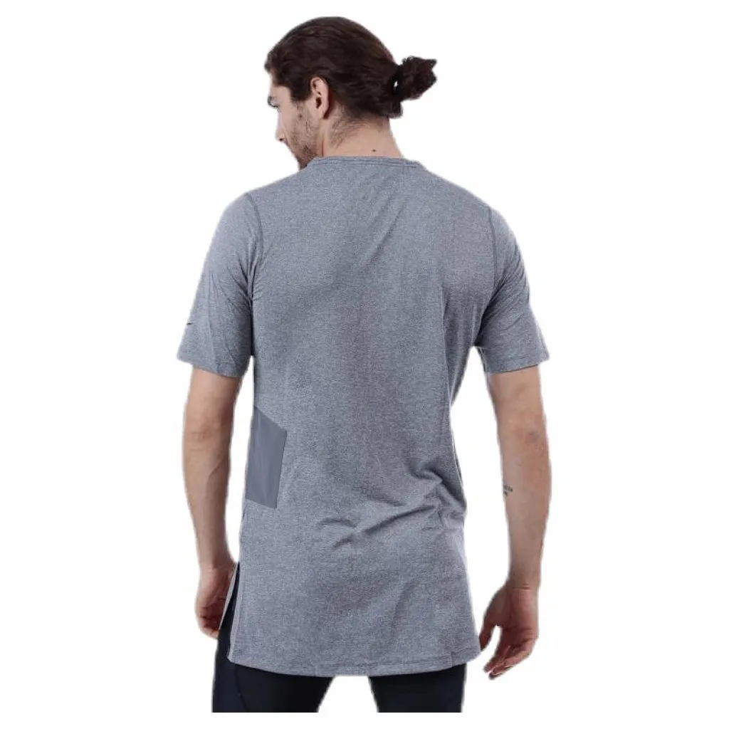 Nike Top SS Fitted Utility Grey Grå Sale