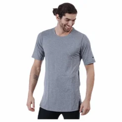 Nike Top SS Fitted Utility Grey Grå Sale