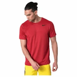 Nike Top SS Hyper Dry Blue Röd Hot