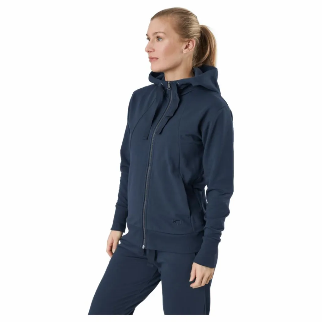 Kari Traa Traa Lounge Full-zip Hoodie Marin Blå Best