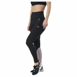 Puma Train Bonded High Waist Full Tight Purple/Black Svart Outlet