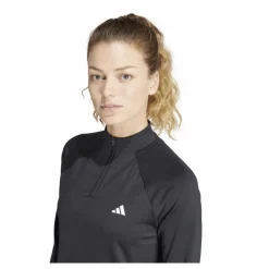 Train Essentials Minimal Branding 1/4-Zip Cover Up Black*adidas Online