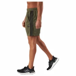 adidas Train Essentials Piqué 3-Stripes Training Shorts Olistr/Black Grön Sale
