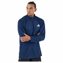 Train Essentials Seasonal Training 1/4-Zip Long Sleeve Sweatshirt Dark Blue*adidas Sale