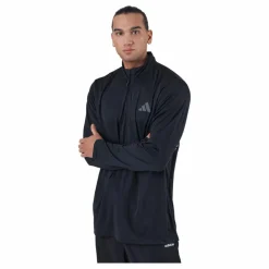 adidas Train Essentials Seasonal Training 1/4-Zip Long Sleeve Sweatshirt Black Svart Discount