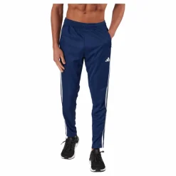 adidas Train Essentials 3-Stripes Training Joggers Dark Blue / White Blå Clearance