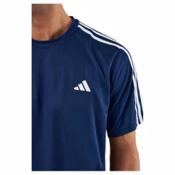 Train Essentials 3-Stripes Training T-Shirt Dark Blue / White*adidas Outlet