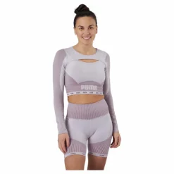 Puma Train Formknit Seamless Long S Lavender Fog-grape Wine Vit