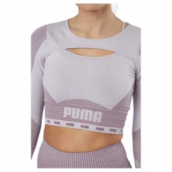 Puma Train Formknit Seamless Long S Lavender Fog-grape Wine Vit