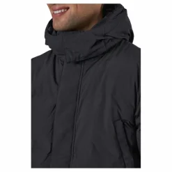 Superdry Train Heavyweight Puffer Dark Charcoal Svart Discount