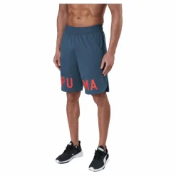 Puma Train Logo 9" Short Dark Slate Blå