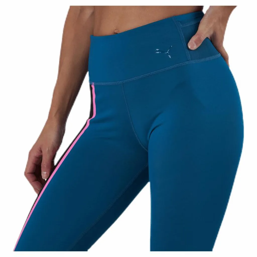 Puma Train Shine High Rise 7/8 Tight Blue Blå New
