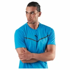 Puma Train Thermo R+ BND Short Sleeve Tee Blue Blå Sale