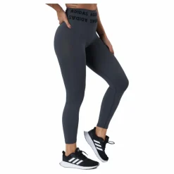 adidas Training Branded Aeroknit 7/8 High Rise Tight Dgh Solid Grey Grå Hot