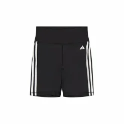 adidas Training Essentials 3-Stripes High-Waisted Short Leggings Black Svart Hot
