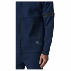 Superdry Training Gymtech Ziphood Navy Marl Blå Online