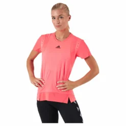 adidas Training Heat Ready Tee Pink/Red Rosa