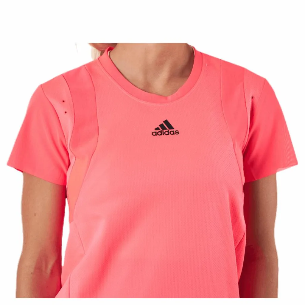 adidas Training Heat Ready Tee Pink/Red Rosa