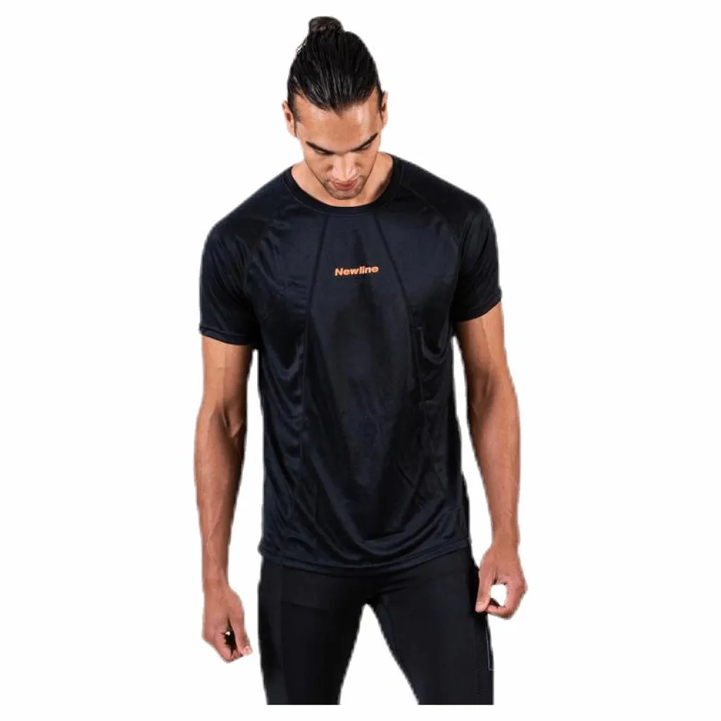 Newline Training Tee Black Svart Hot