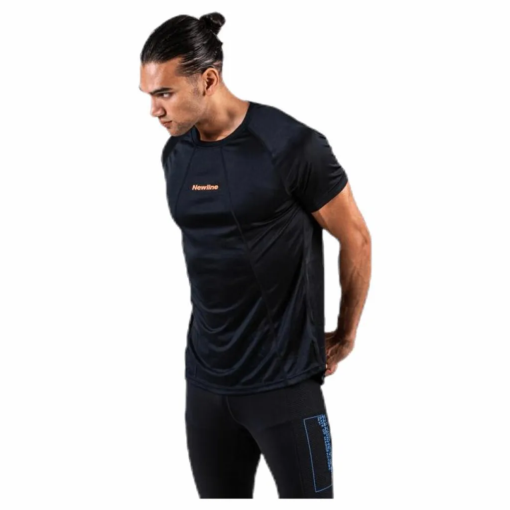 Newline Training Tee Black Svart Hot