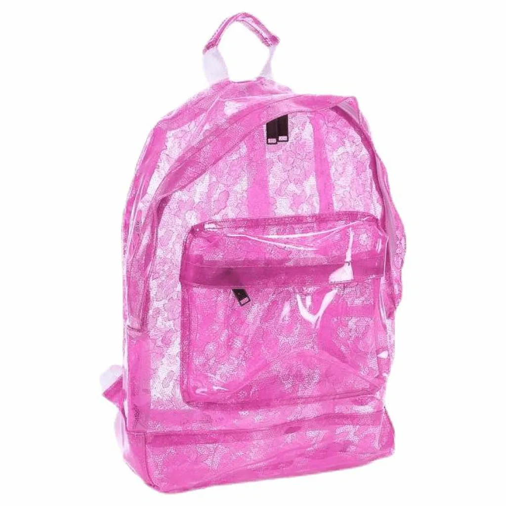 Mi-Pac Transparent Lace Pink Rosa