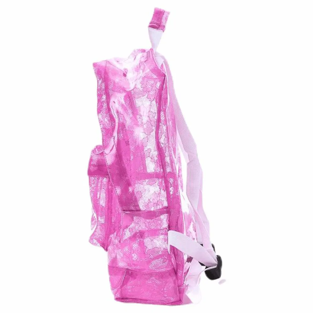 Mi-Pac Transparent Lace Pink Rosa
