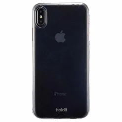 Holdit Transparent Phone Case iPhone XS Max Svart