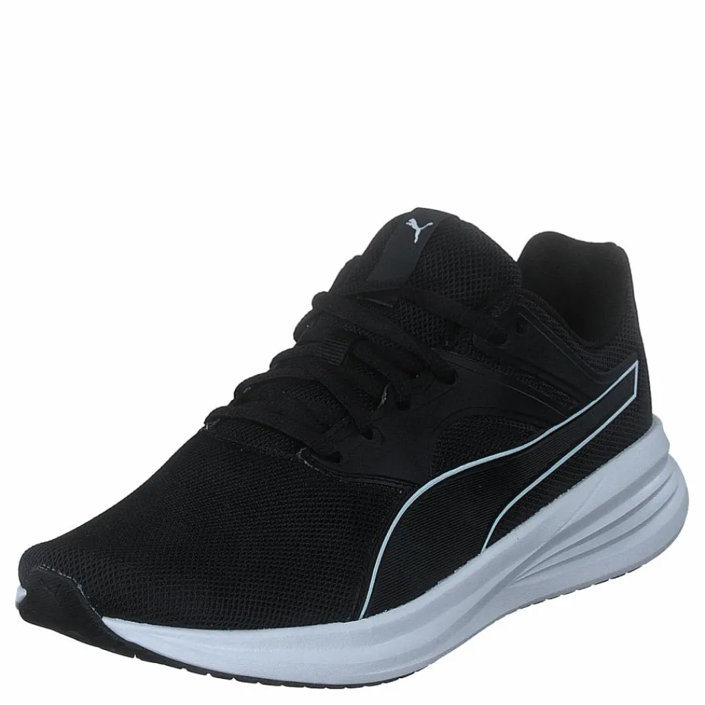 Puma Transport Black- White Svart Clearance