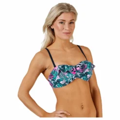 Tropic Garden Padded Bandeau Pink/Blue/Green*Salming Outlet