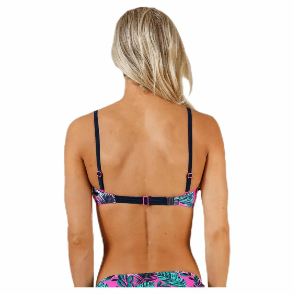 Tropic Garden Padded Bandeau Pink/Blue/Green*Salming Outlet