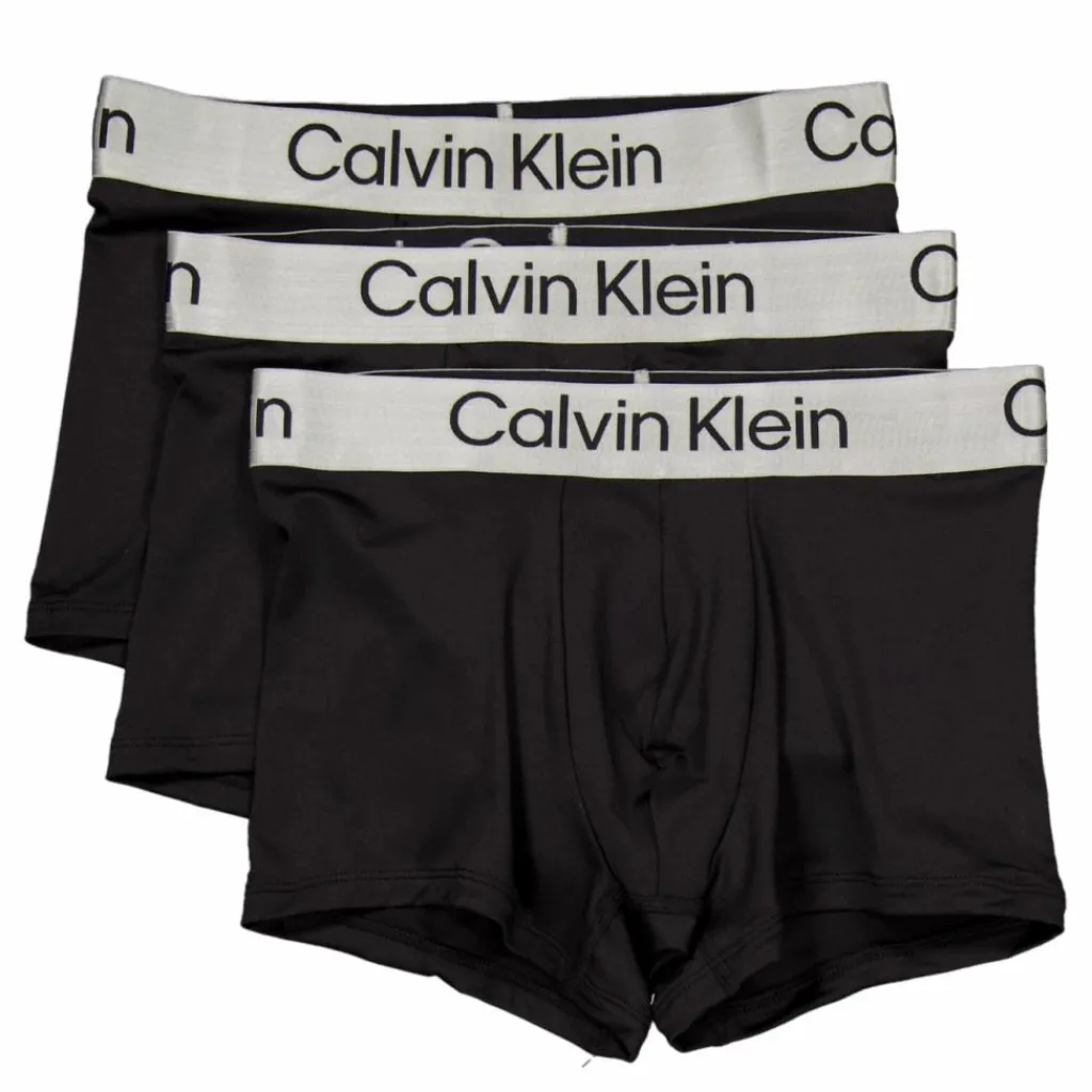 Calvin Klein Trunk 3pk Black Svart Outlet