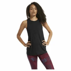Reebok TS Burnout Tank Black Svart Sale