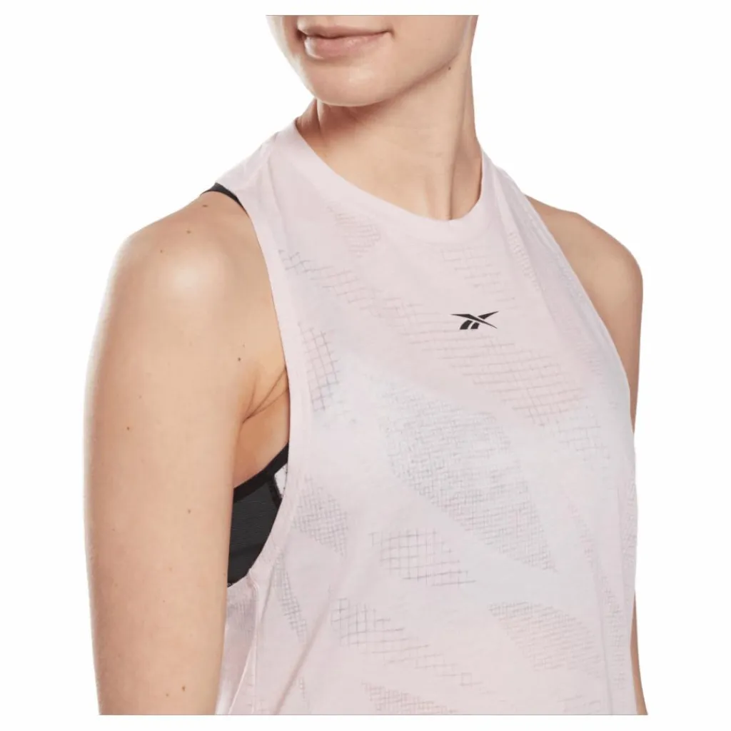Reebok Ts Burnout Tank Frober Vit Clearance
