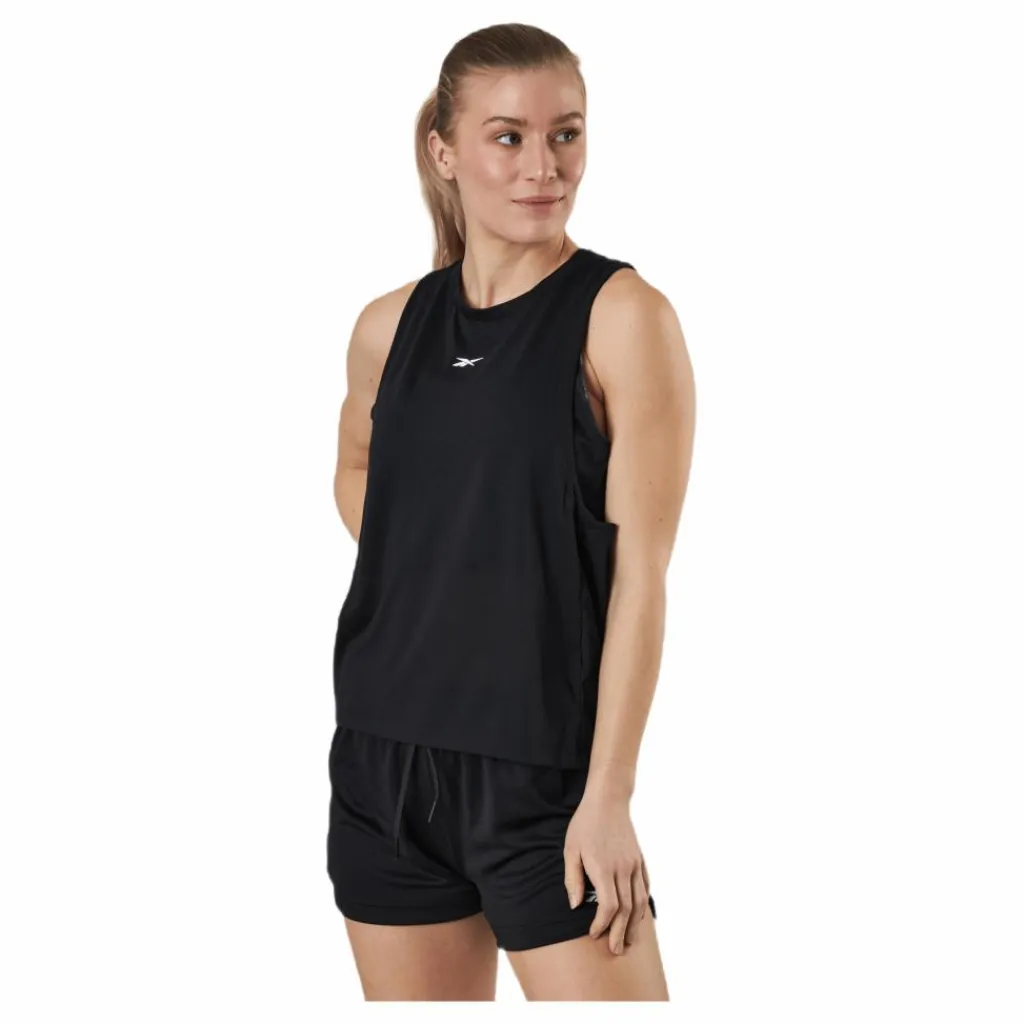 Ts Lightweight 2In1 Tank Black*Reebok Sale