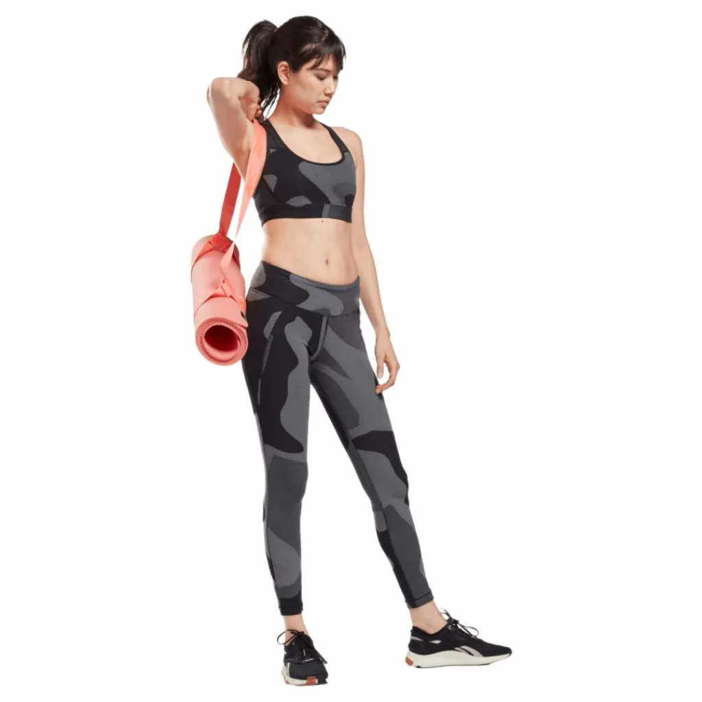 Reebok Ts Lux Tight- Jacquard Black Svart Hot