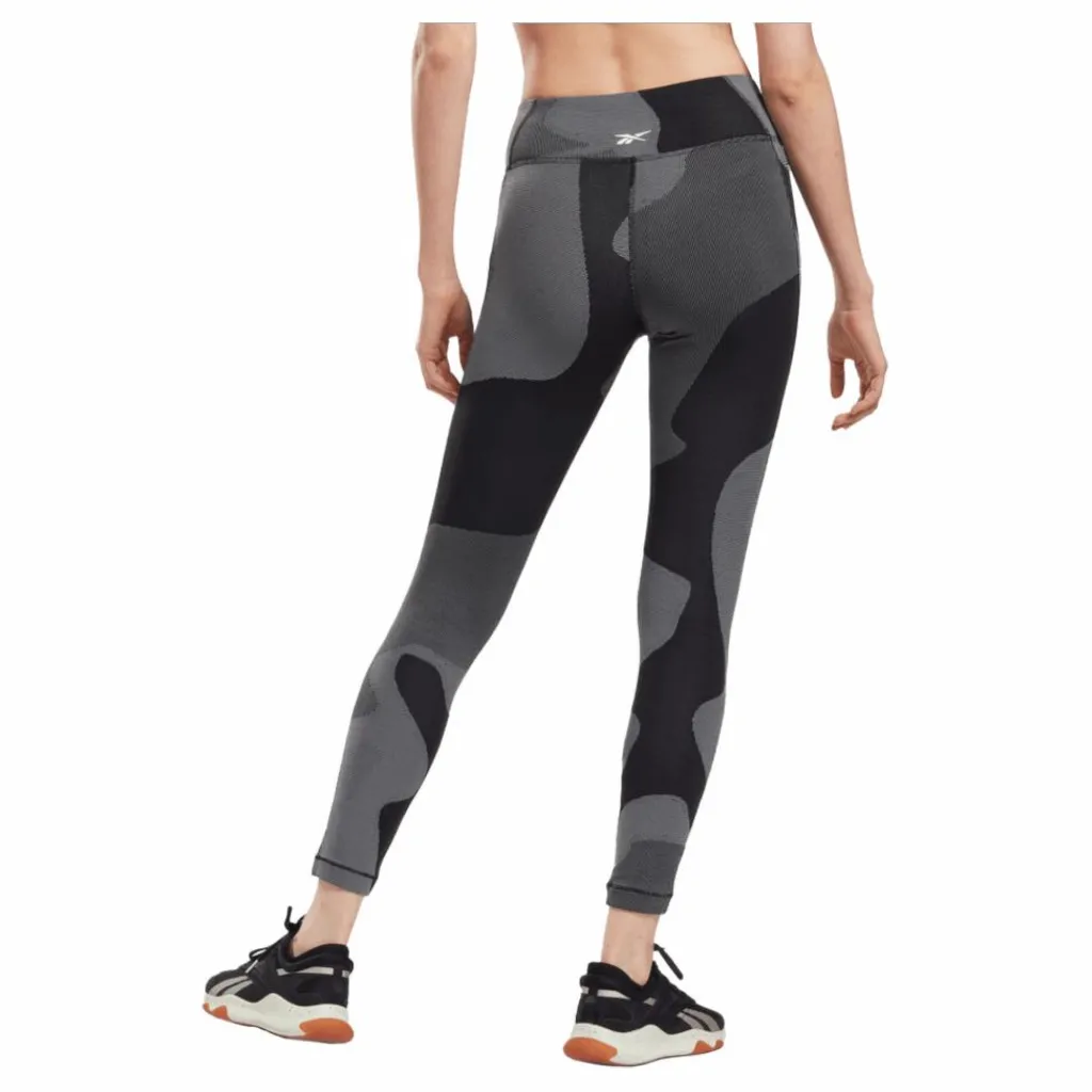 Reebok Ts Lux Tight- Jacquard Black Svart Hot