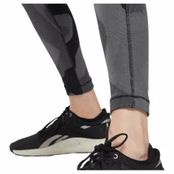 Reebok Ts Lux Tight- Jacquard Black Svart Hot