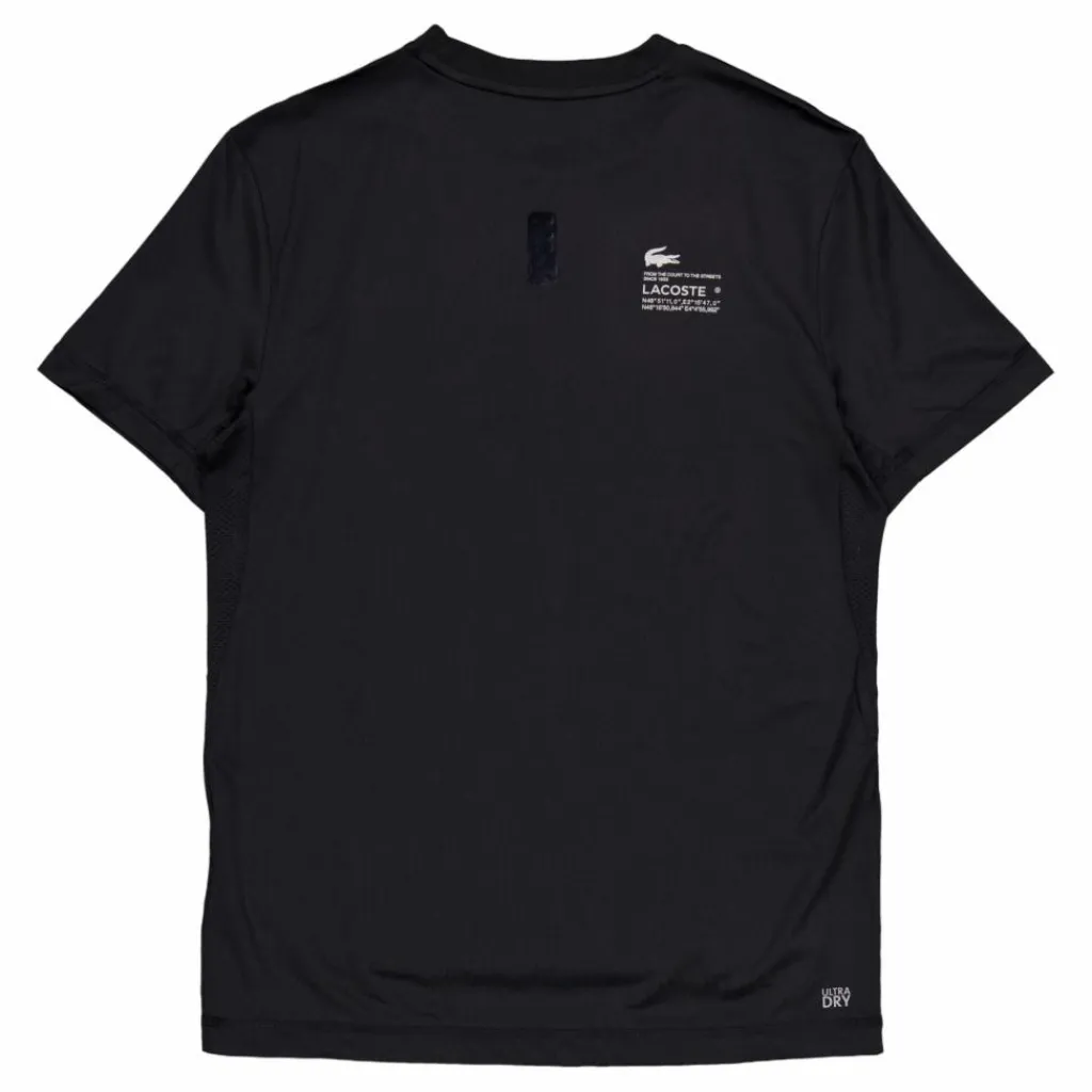 T-shirt Active Performance Black*Lacoste Sport Best
