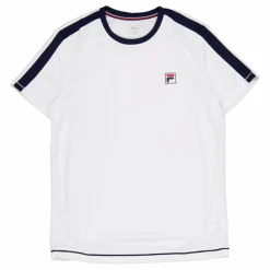 Fila T-shirt Elias White/navy Blå och Vit Best