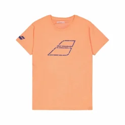 Babolat T-shirt Exe Big Flag Fluo Strike Orange New