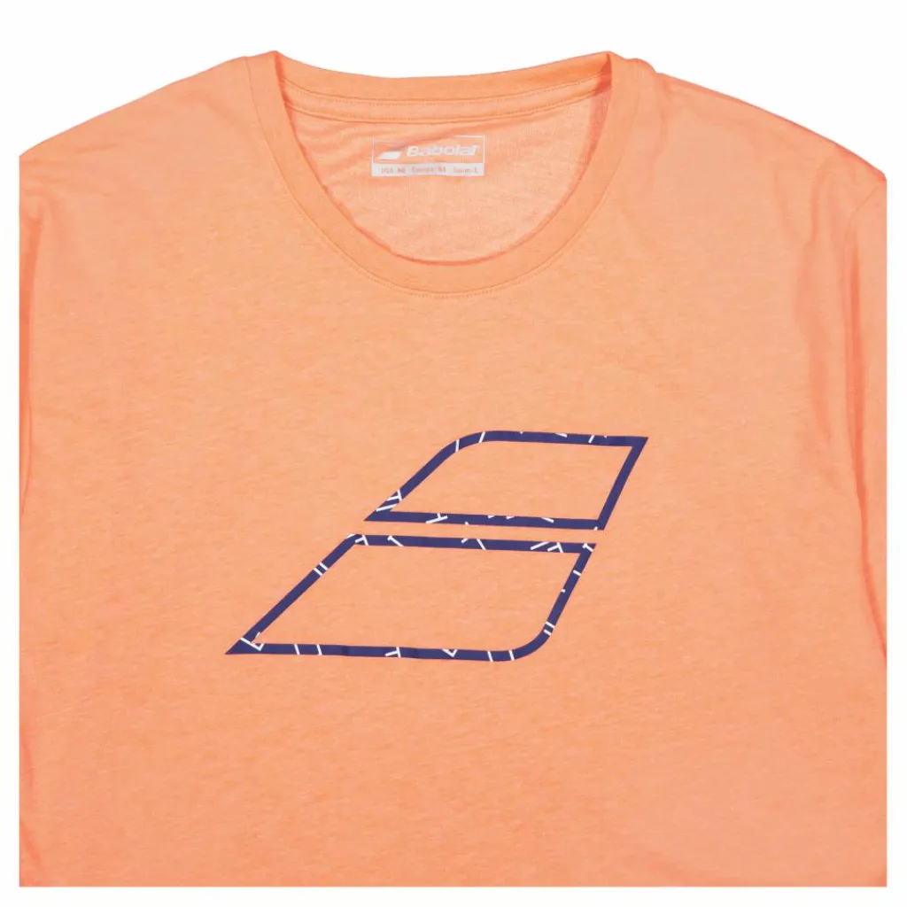 Babolat T-shirt Exe Big Flag Fluo Strike Orange New