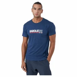Babolat T-shirt Exercise Vintage Blue Blå New