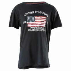 Vinson Polo Club T-Shirt Jovani Black Svart New
