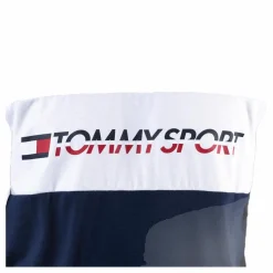 Tommy Hilfiger Sport T-Shirt Logo Driver Blue Blå Best