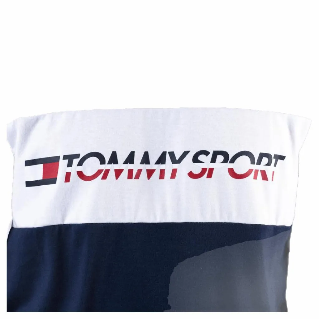 Tommy Hilfiger Sport T-Shirt Logo Driver Blue Blå Best