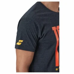 Babolat T-shirt Message Black Svart Clearance