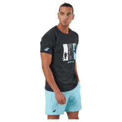 T-shirt Padel Cotton Black*Babolat